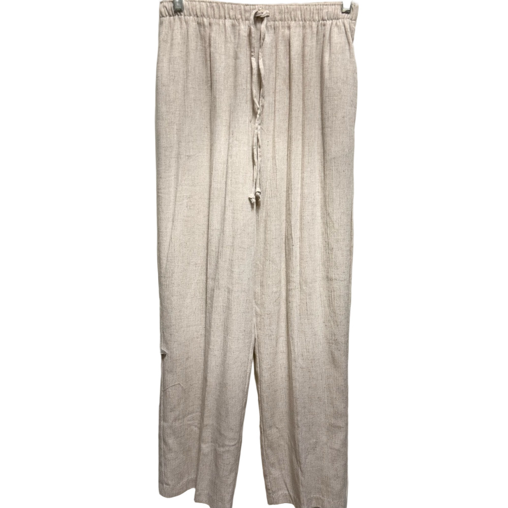 CLC Beige Linen Blend Pants